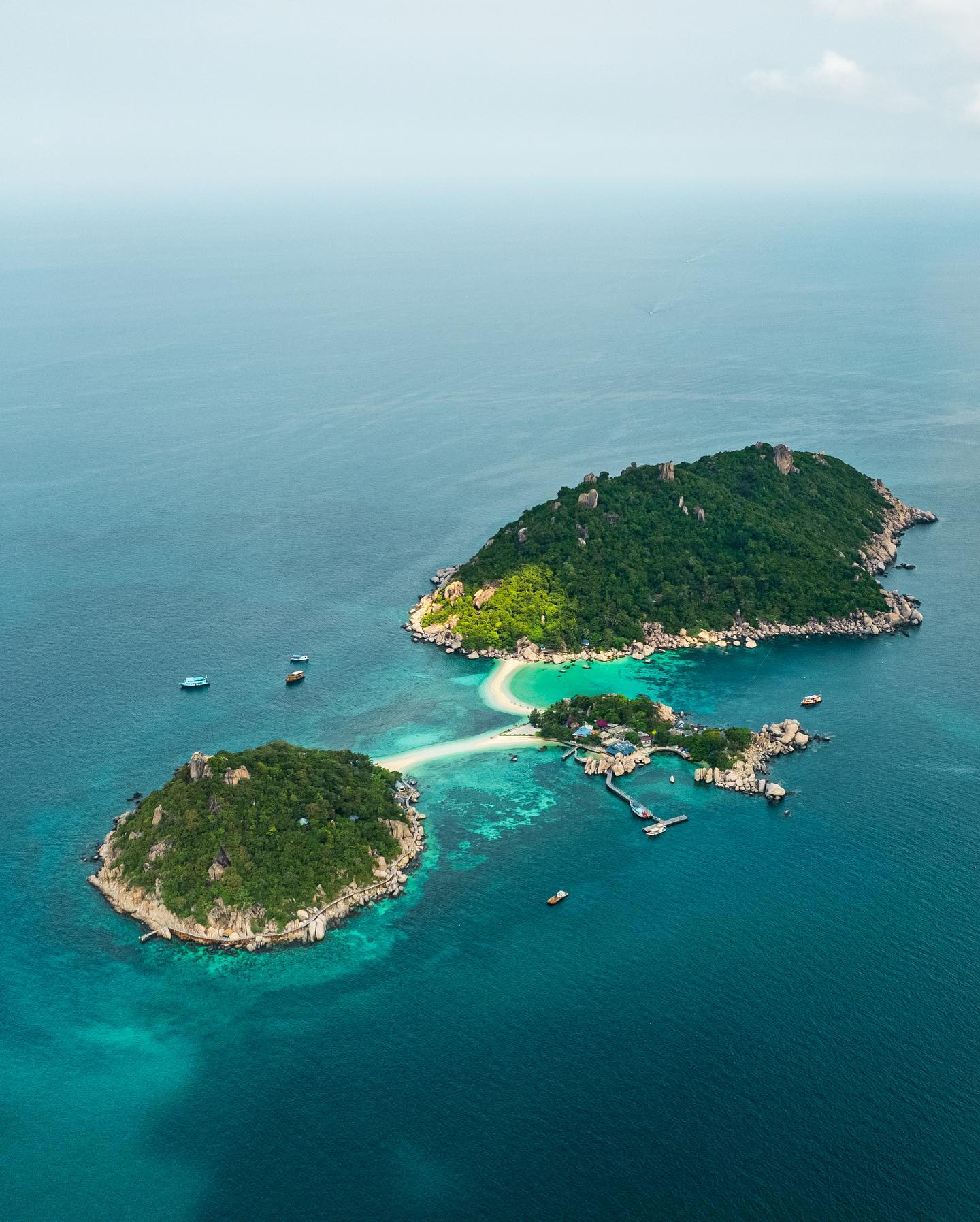 Stunning view of Koh Tao and Nang Yuan Island – Popular snorkeling spot near Koh Samui